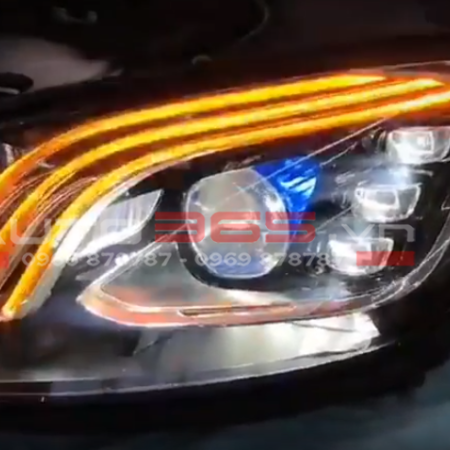 Mercedes S nâng cấp đèn pha và đèn hậu lên bản S450 Class